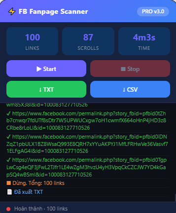 QUÉT LINK BÀI VIẾT FACEBOOK - Image 1
